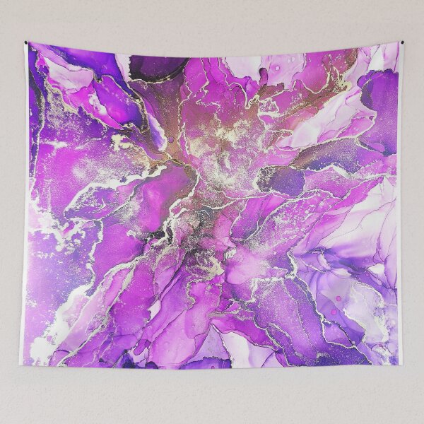 Item preview, Alcohol Ink deep purple designed and sold by SandraWildArt.