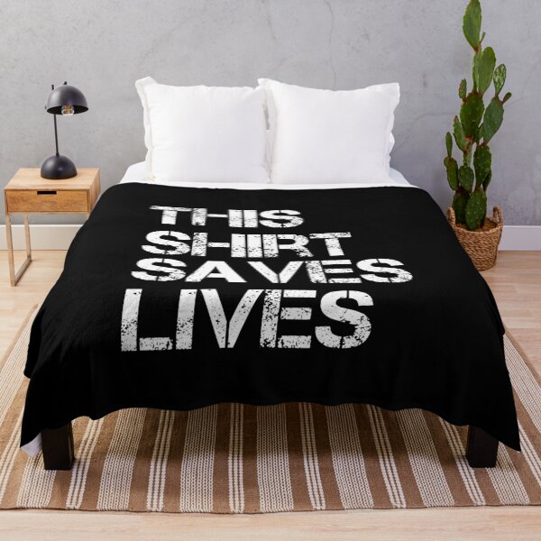 Item preview, This Shirt Saves Lives, funny Shirt, Illustration, girts for Mom Dad, designed and sold by ahmedelatitt.