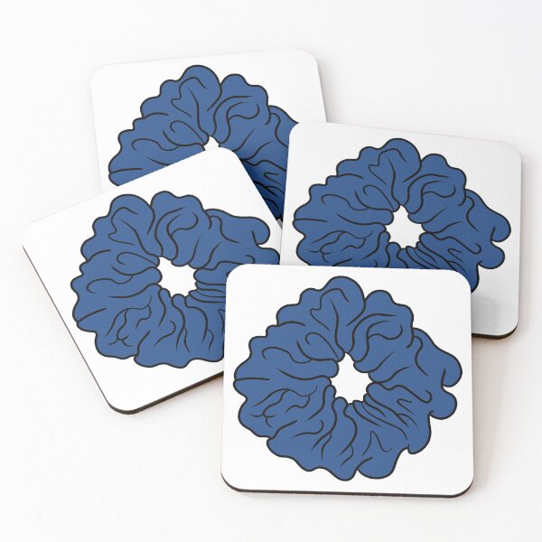 Item preview, Dark Blue Hair Scrunchie designed and sold by laurasgallery.