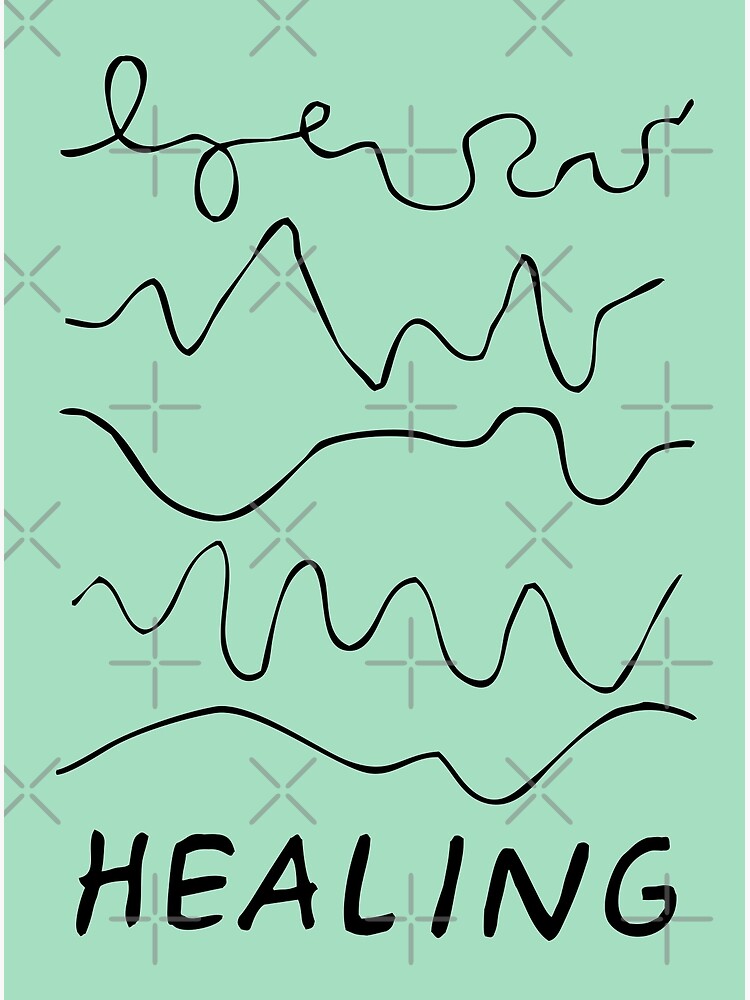 healing is not linear | healing squiggles by craftordiy