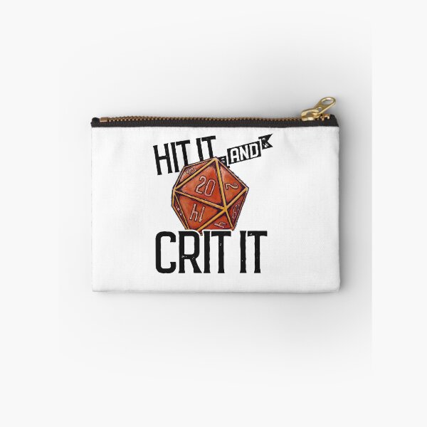 Item preview, Hit It & Crit It - Original Red D20 designed and sold by RoamingGeek.