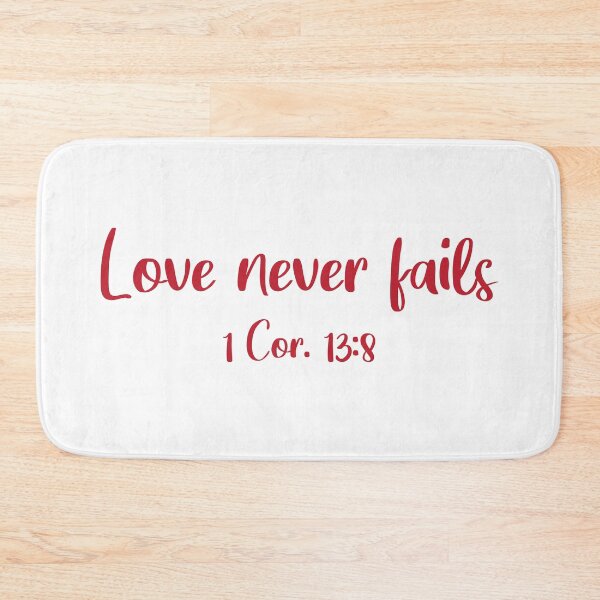 Item preview, Love Never Fails - Bible Verse designed and sold by ShareYourFaith.