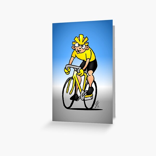 Cyclist - Cycling Greeting Card