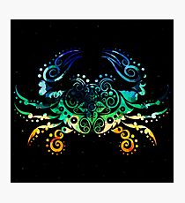 Inked Crab Photographic Print