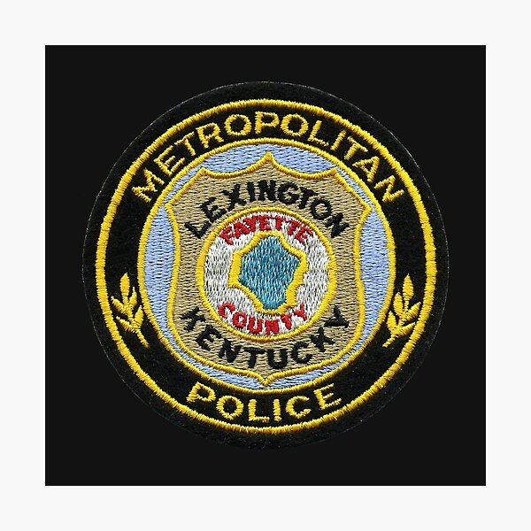"Lexington Kentucky Metropolitan Police" Photographic Print for Sale by