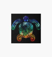 Inked Sea Turtle Art Board
