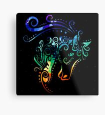 Inked Horse Metal Print