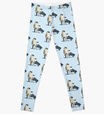 Australian Shepherd ~ "One Tough Sheepdog" painting Leggings