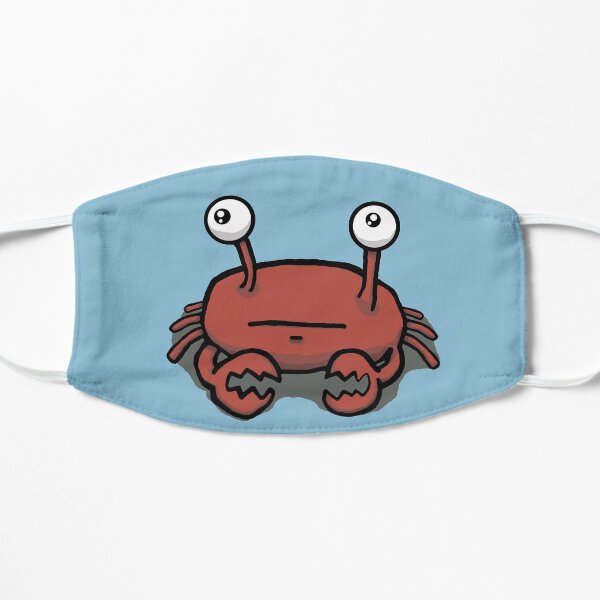 Crabbly the Crabby Crab Flat Mask