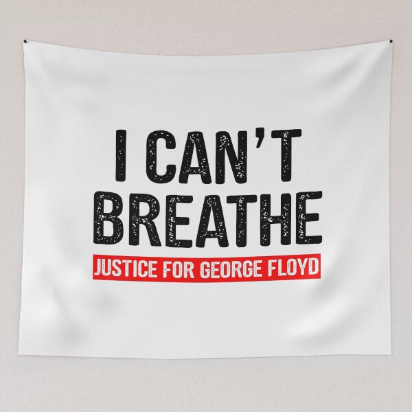 Item preview,  I Can't Breathe Black Justice For George Floyd designed and sold by Profashionall.