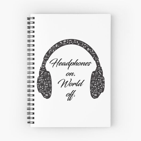 Item preview, Headphones on. World off. designed and sold by Tim Münnig.