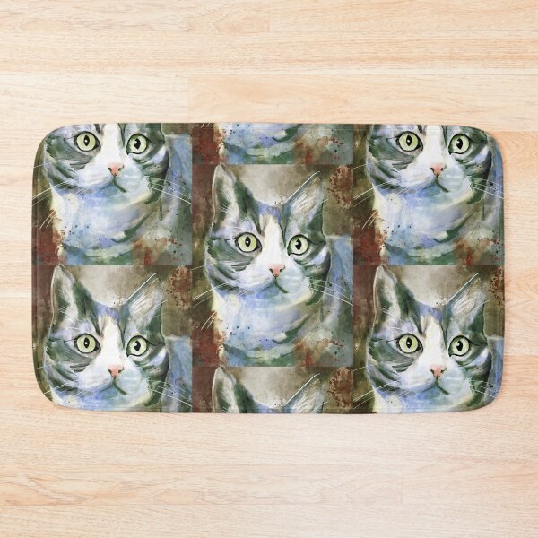 Item preview, Snurp the Grey and White Cat designed and sold by ienjoycatsss.