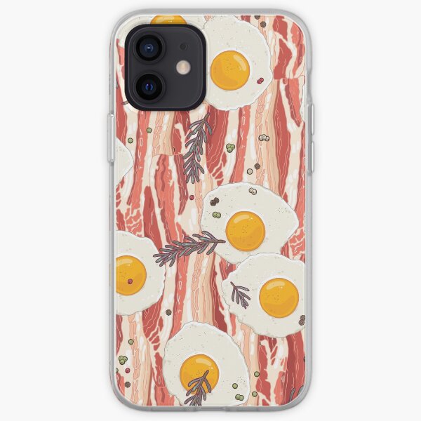 Bacon and eggs iPhone Soft Case