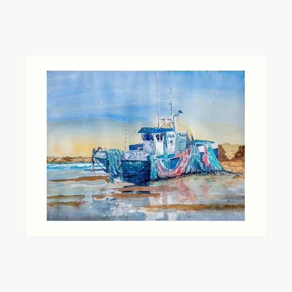 Ran Aground Art Print