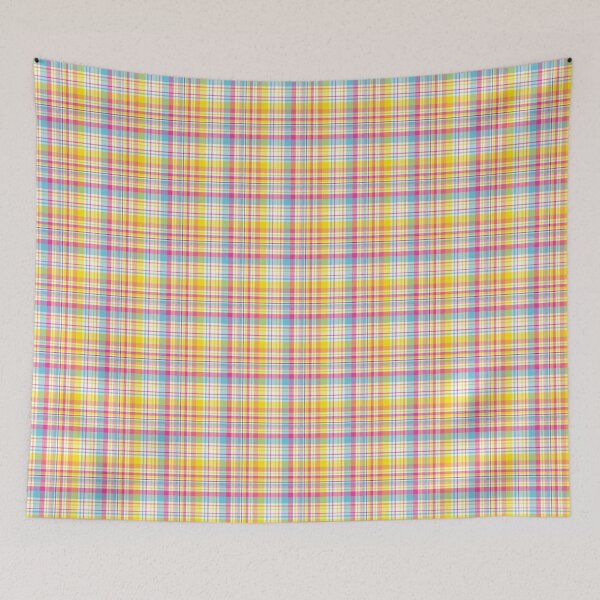 Item preview, Yellow Blue and Pink Plaid Pattern designed and sold by Coastal-Designs.