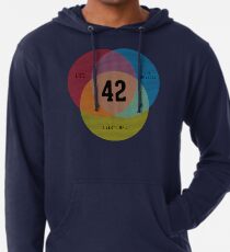 Venn Diagram: Life, the Universe & Everything Leichter Hoodie