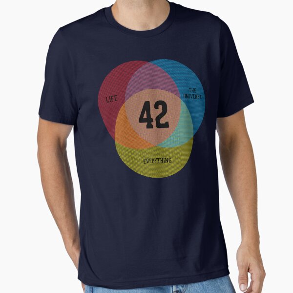 Item preview, Venn Diagram: Life, the Universe & Everything designed and sold by JMDCO Merch Factory.