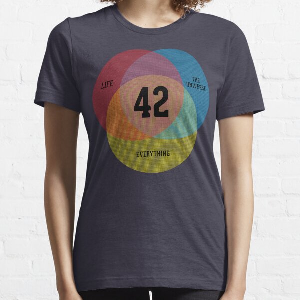Venn Diagram: Life, the Universe & Everything Essential T-Shirt