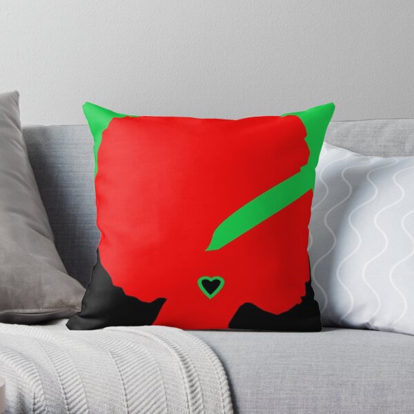 Black Queen Throw Pillow