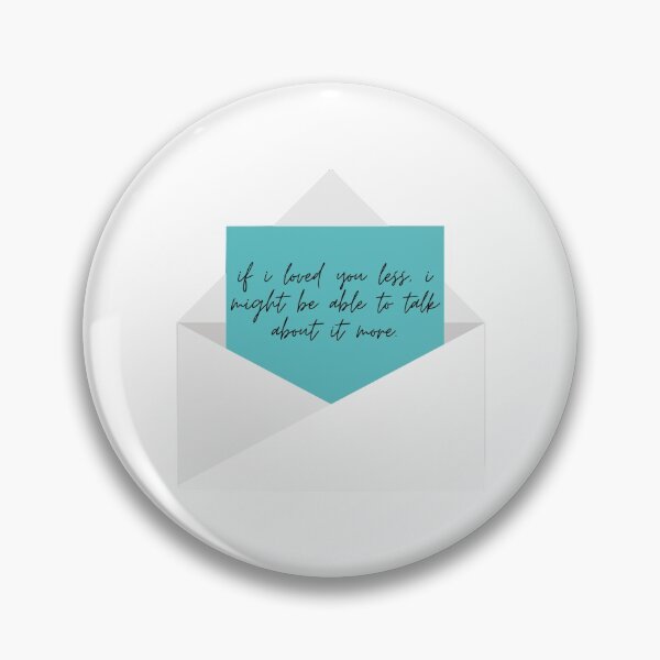 Item preview, Jane Austen- Emma Quote/ if i loved you less i might be able to talk about it more designed and sold by erinaceous.