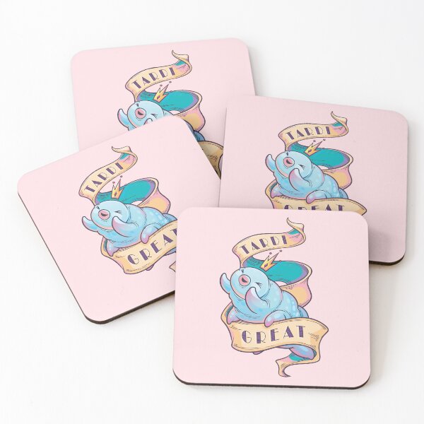 Item preview, Tardigrade Pun Tardi Great Pink designed and sold by supermara.