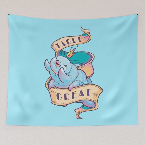Item preview, Tardigrade Pun Tardi Great Blue designed and sold by supermara.