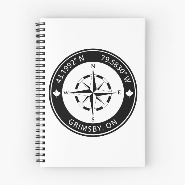 Item preview, Grimsby, Ontario Geographical Coordinates designed and sold by TeeOhGraphics.