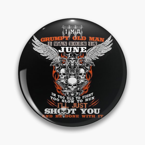 Item preview, i'm a Grumpy Old Man I Was Born In june birthday funny Gift idea for grand father & dad designed and sold by chaladin.