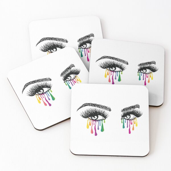 Item preview, Eyes with rainbow tears designed and sold by savanamms6.