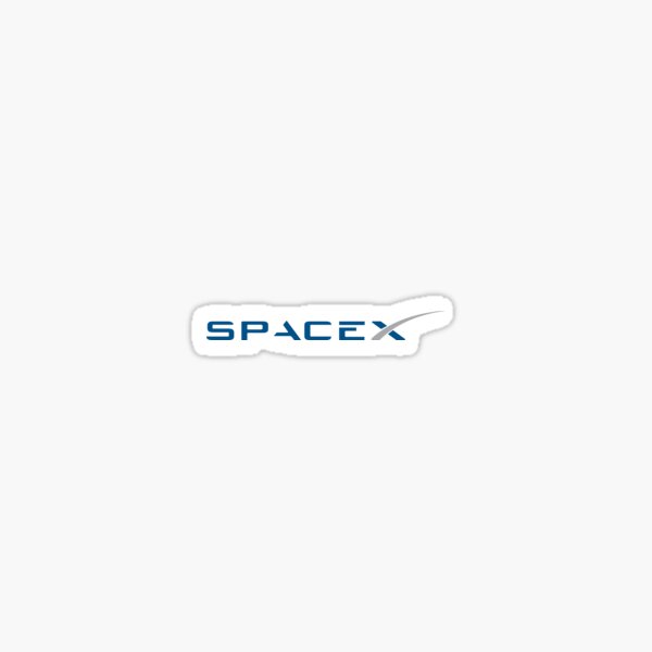 Logo SpaceX Sticker