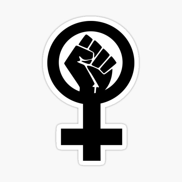 Feminist Feminism Raised Fist Sticker For Sale By Sweetsixty Redbubble 