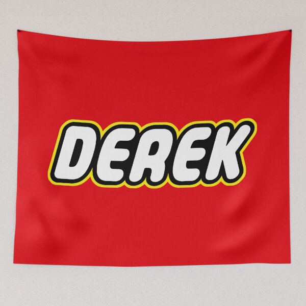 Item preview, LEtsGO Derek personalize gift for mini builders and bricks fans designed and sold by Urosek.