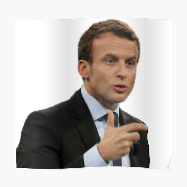 Emmanuel Macron Posters Redbubble