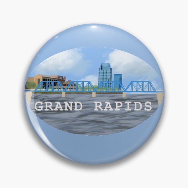 Item preview, Grand Rapids Blue Bridge Landscape designed and sold by Veronica Pifer.