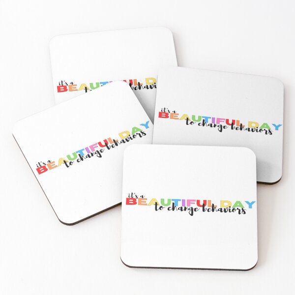 Item preview, Beautiful day to change behaviors rainbow designed and sold by bcbayay designs.