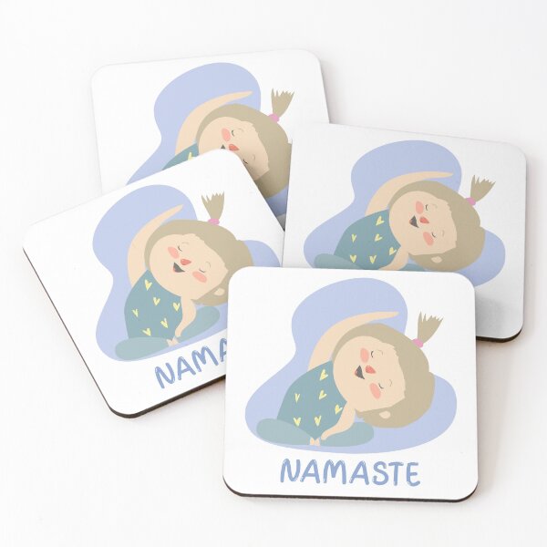 Item preview, Funny yoga Namaste - Cute yoga girl - Gift for yoga lovers designed and sold by TamGustam.