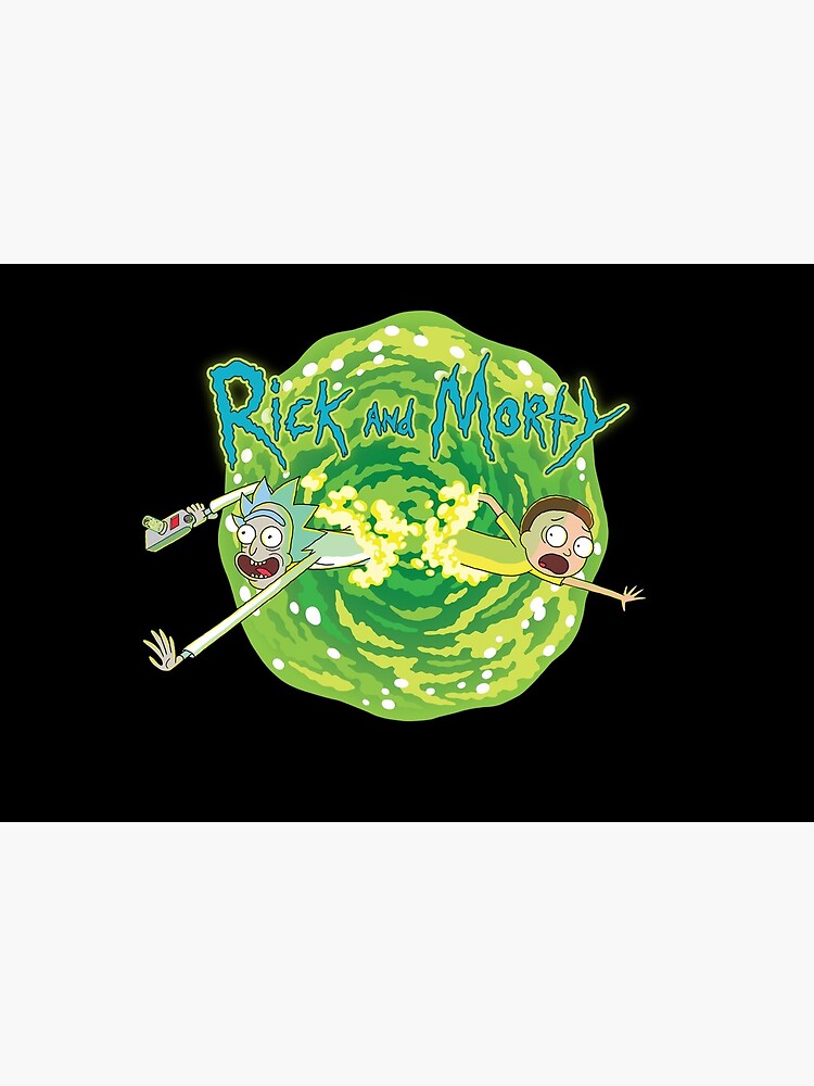 Rick and Morty black background by ItsDaisyYT