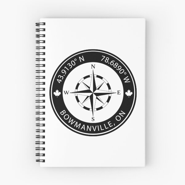 Item preview, Bowmanville, Ontario Geographical Coordinates designed and sold by TeeOhGraphics.