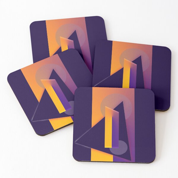 Item preview, Orange Geometric pop abstract designed and sold by Carolina Salazar.