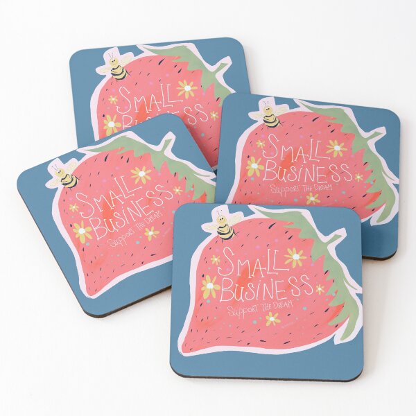 Item preview, Support small business strawberry designed and sold by BePositivity.