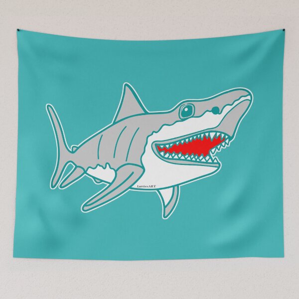 Item preview, Happy Shark designed and sold by LatticeART.