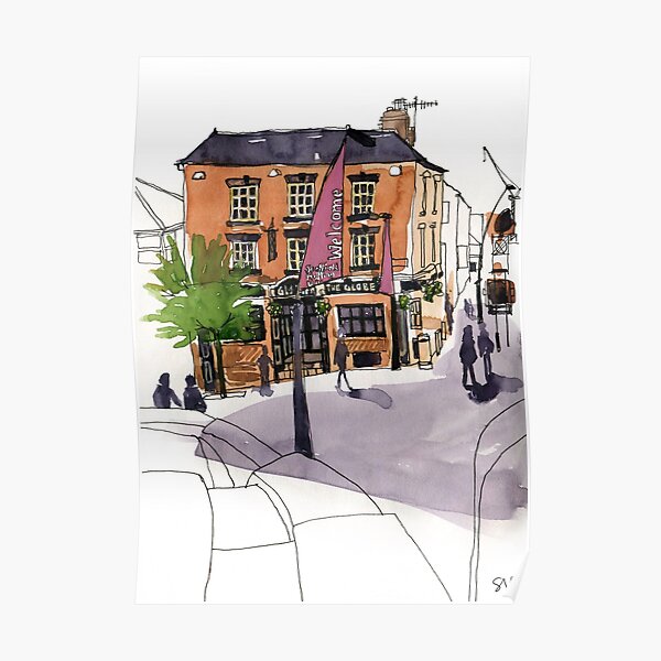 The Globe Inn, Sheffield City Centre Poster