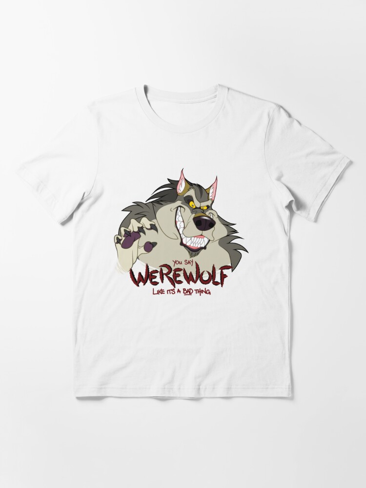 Alternate view of You Say Werewolf Like It's a Bad Thing, Ver. 2.0 (Light Colors) Essential T-Shirt