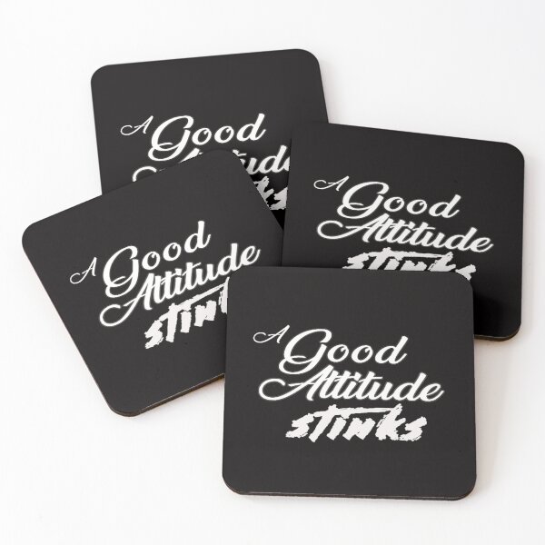 Item preview, A Good Attitude Stinks - BLACK  - (Also a black on white version) designed and sold by seize39.