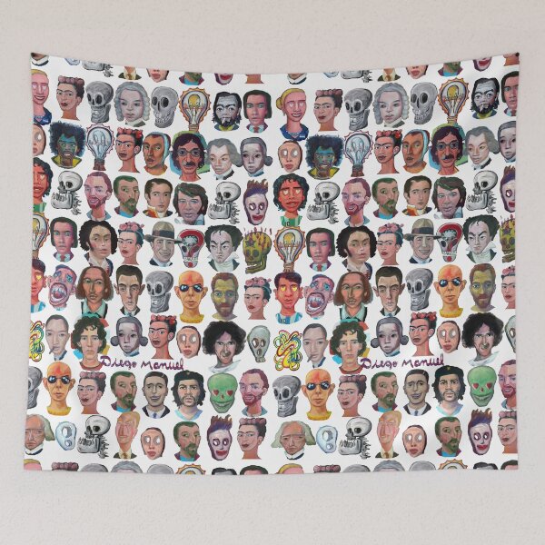 Item preview, Celebrity skulls designed and sold by Diego Manuel Rodriguez.