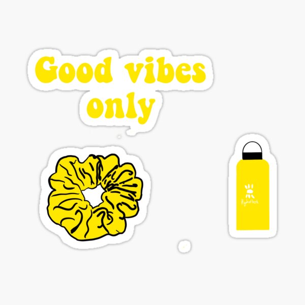 "Yellow Vsco sticker pack" Sticker for Sale by ireallydontno Redbubble