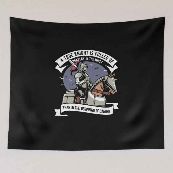 Item preview, TRUE KNIGHT MIDDLE AGES T RETRO T SHIRT TEE GIFT PRESENT designed and sold by Timcito.