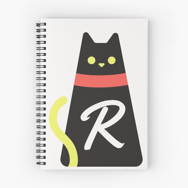 Item preview,  Alphabet  initial Letter  R  and black,red and yellow  cat designed and sold by dygo1986.