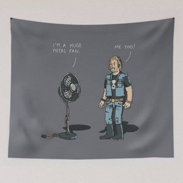Item preview, I'm a Huge Metal Fan Pun designed and sold by aceandjack.
