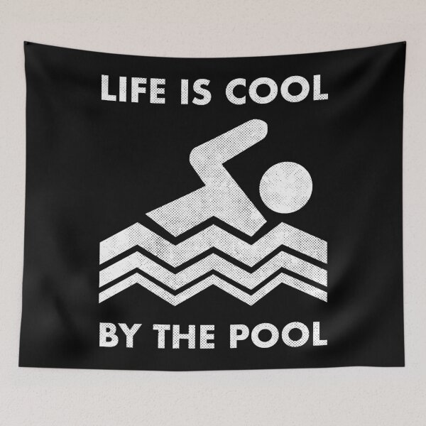 Item preview, Life is cool by the pool dark designed and sold by infleims.